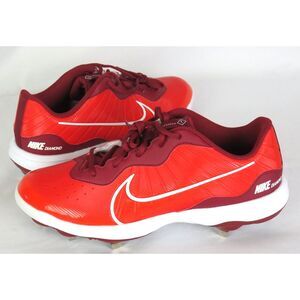 Nike‎ Alpha Huarache Varsity 4 Baseball Cleats Red Men's Size 12 DJ6516-616 NEW